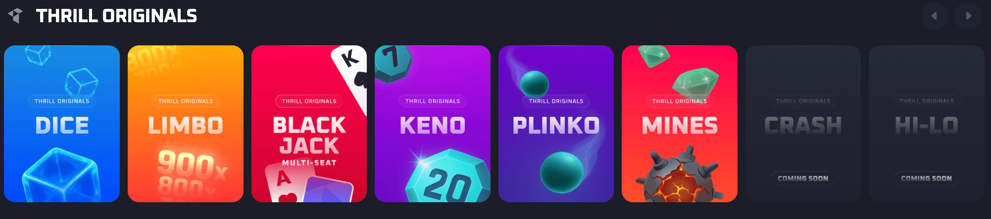 Thrill Casino Originals