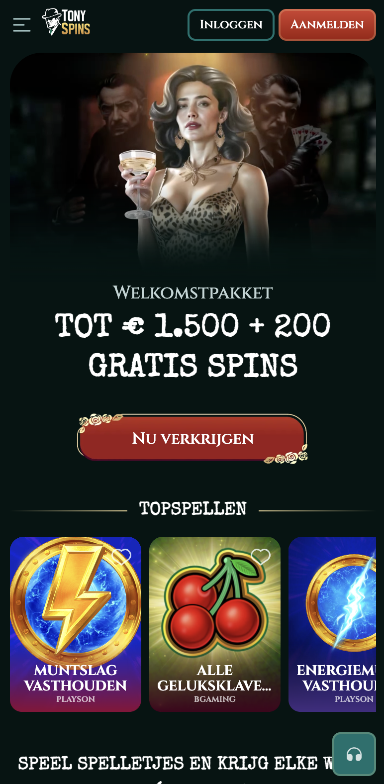 Tony Spins Casino App
