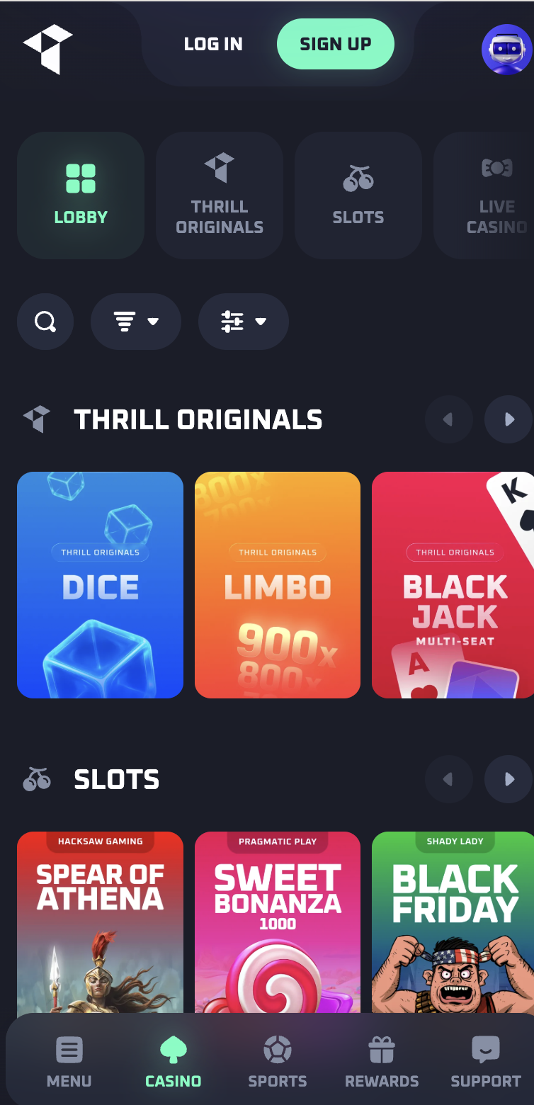 Thrill Casino App