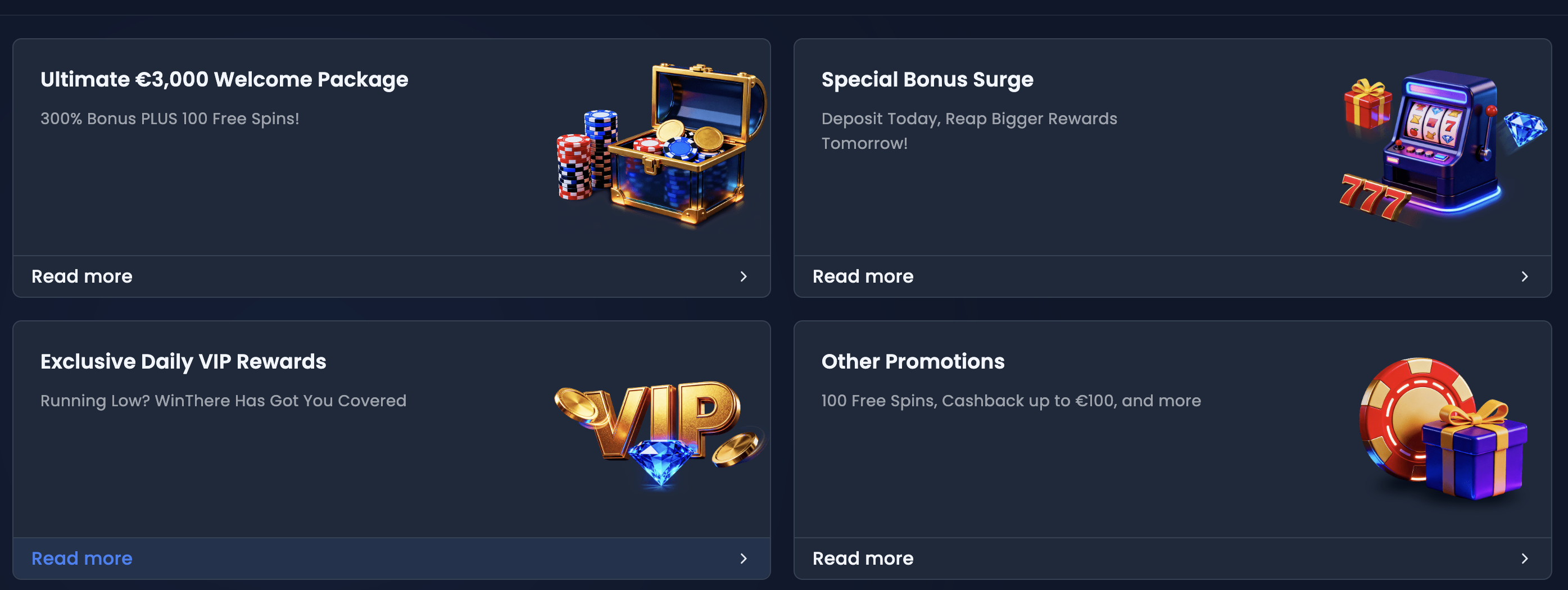 Casino Winthere Promotions