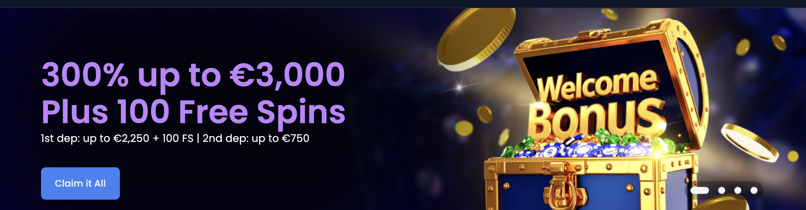 Winthere Casino Welcome Bonus