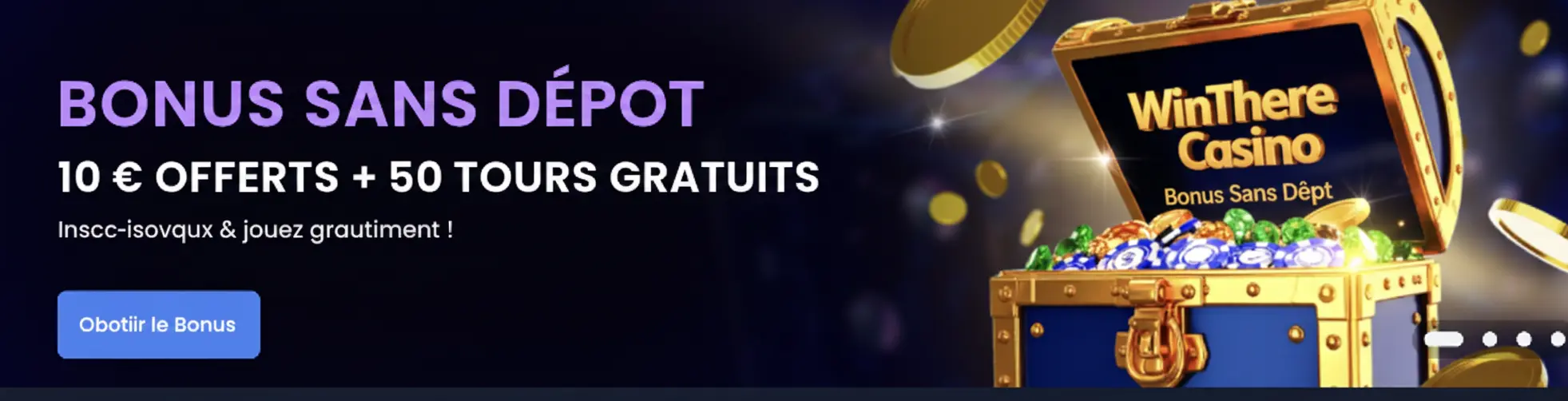Winthere Casino No Deposit Bonus
