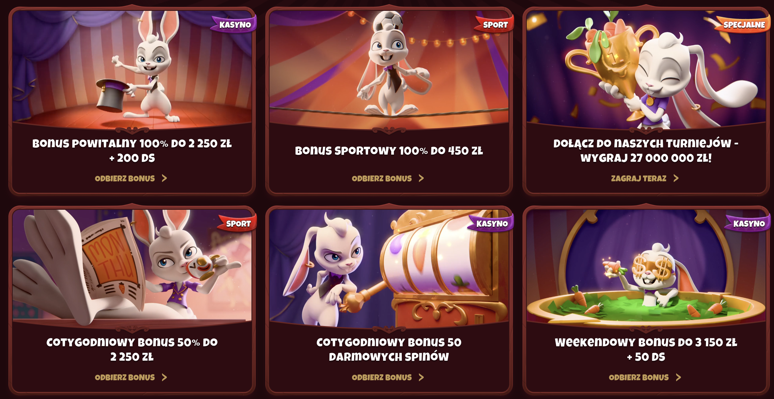 Magius Casino Bonus